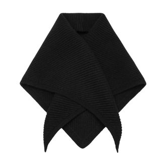 STUDIO NICHOLSON Pythagoras Sjaal - Heren - Accessoires - Zwart - Maat: ONE Size Wol