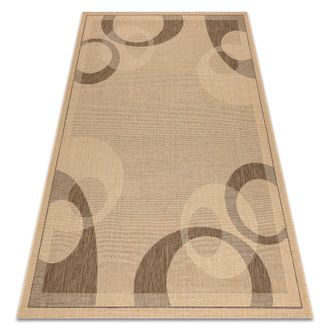 RugsX Rugsx - Alfombra De Cuerda Sisal Floorlux 20078 Color Ma&iacute;z/color Caf&eacute; Beige 140x200 Cm