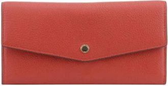 Pourchet Grand Porte-monnaie - Dames - Portefeuilles - Roze - ONE Size - Leer - Accessoires