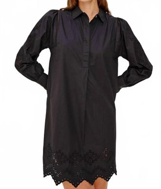 Rails Fernanda Mini Dress In Black Eyelet