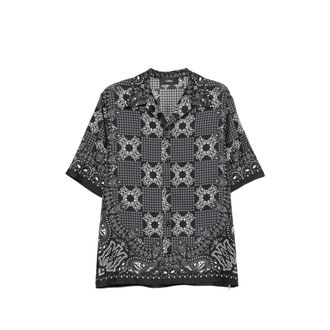 Amiri Paisley-print Short-sleeve Shirt