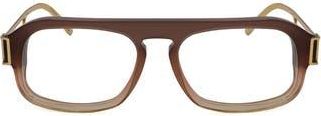 Marni 55mm Flat Top Reading Glasses in Brown Grad at Nordstrom Rack
