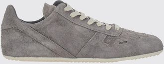Rick Owens Low-Top Suede Sneakers with Leather Interior