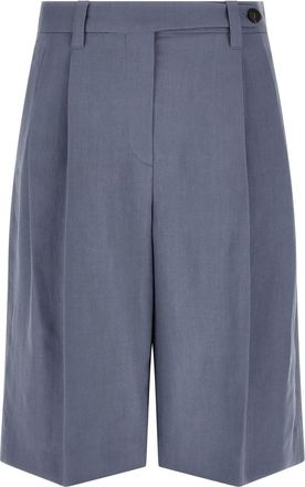 Brunello Cucinelli Mujer, Pantalones cortos, Azul, Talla: S
