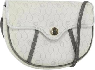 Dior Pre-owned Cross Body Bags, female, White, Size: ONE SIZE Pre-owned Plastic Shoulder Bag