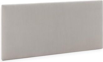 HOMN Cabecero tapizado 90x60 cm gris