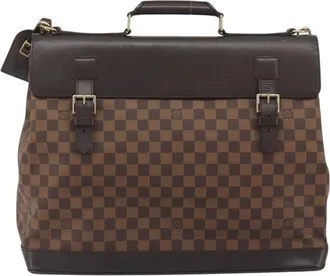 Louis Vuitton West End Centenaire Damier Brown Canvas Handbag (Pre-Owned)