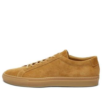 Common Projects Achilles Suede Low Tan 2252-1302