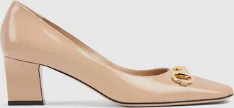 Gucci Womens Signora Pump, Pink, Leather