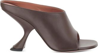 Amina Muaddi Sandali Uma - Marrone