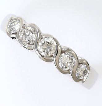 C&A Platinum Platinum 900 Band Ring (Pre-Owned)