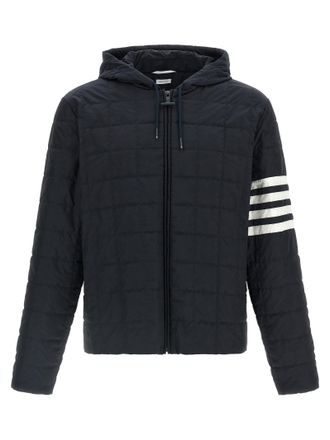 Thom Browne Blue Polyamide Shell Mens Jacket