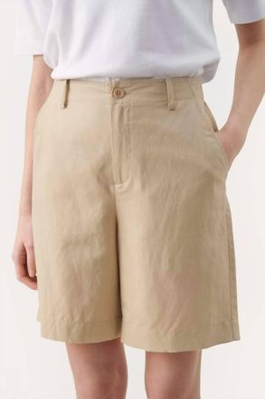 Part Two Gentina Shorts In White Pepper