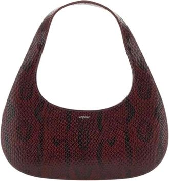 Coperni Loop Swipe Bag - Dames - Tassen - Rood - Maat: ONE Size Zijde