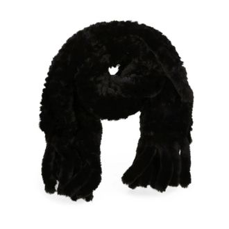 Pinko Zijde & Nylon Sjaal - Dames - Wintersjaals - Zwart - ONE Size - Nylon - Accessoires