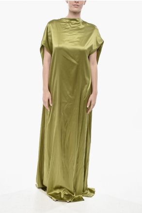 Dries Van Noten Silk Satin Kaftan DRIA size S