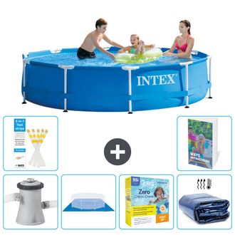 Intex Piscina Con Estructura Redonda - 305x76 Cm - 7-piezas S245
