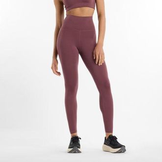 New Balance Donna NB Define High Rise Legging 25 in Viola, Maglia di Poliestere, Taglia XL
