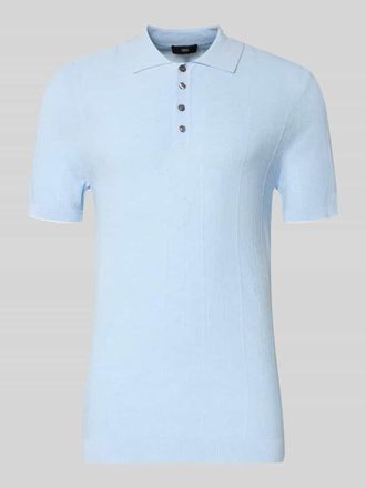 Cinque Slim Fit Poloshirt mit Viskose-Anteil Modell Gio in Hellblau, Gr&ouml;&szlig;e XXL