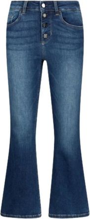 Liu Jo Flare Jeans - Dames - Cropped Jeans - Blauw - W29 - Katoen - Jeans