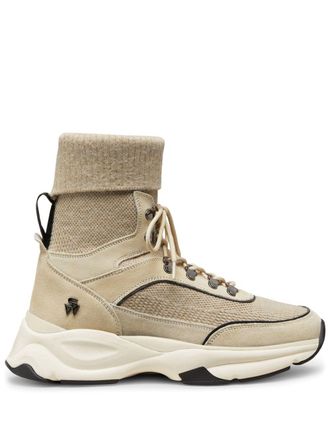 Stuart Weitzman Hiker sneakers - women - Leather - 41 - Neutrals