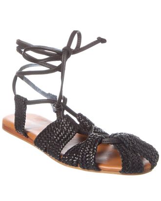 Free People Sunny Gilly Leather Sandal