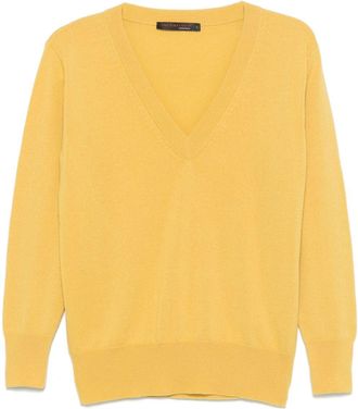 Incentive! Cashmere Ginan sweater - Yellow