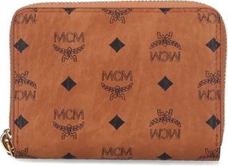 MCM Mini Zip Wallet