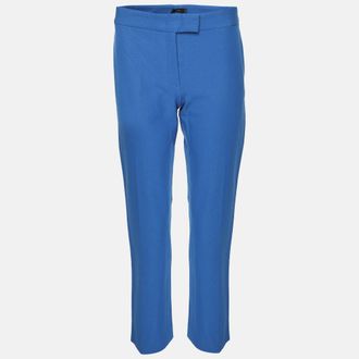 Joseph Blue Viscose Blend Chino Pants