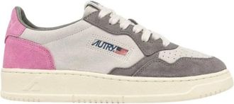 Autry Blauwe Sneakers met Su&egrave;de Bovenwerk - Dames - Sneakers - Veelkleurig - 41 EU - Su&egrave;de - Schoenen