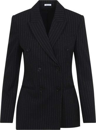 Alexander McQueen Pinstripe Lurex Jacket