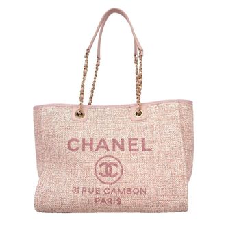 Chanel Pink Tweed Tote Bag (Pre-Owned)