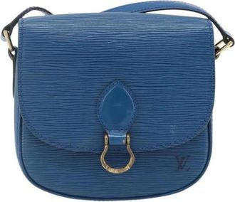 Louis Vuitton Pre-owned Vintage Schoudertas - Dames - Vintage Schoudertas - Blauw - ONE Size - Leer - Vintage