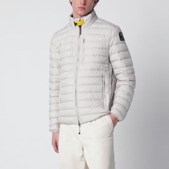 Parajumpers Pelican-colored Ugo short quilted down jacket