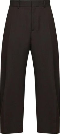 STUDIO NICHOLSON Fume Pant - Heren - Wijde Broeken - Bruin - L - Wol - Broeken