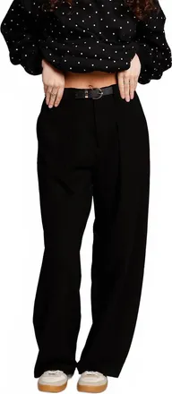 Pistola Denim Eden Pleated Ponte Trouser In Night Out