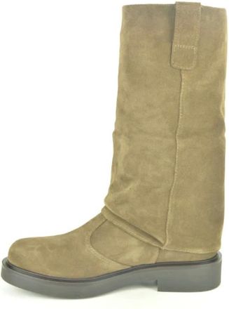 Nero Giardini Schoenen, Dames, Grijs, 39 EU, Su&egrave;de, Frons Bot Plat