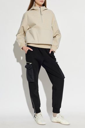 Moose Knuckles Mix Media Hoodie, Womens, Beige