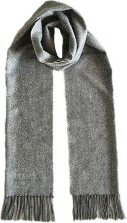 James Cavolini Dnu James Cavolini Italy Mens Cashmere Wool Chevron Scarf