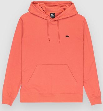 Quiksilver Basic Felpa con Cappuccio rosso