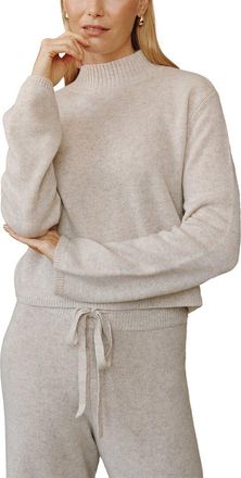Bella Dahl Cashmere & Wool Mock Neck Sweater