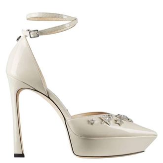 Jimmy Choo London Dahl 125 Patent Platform Pumps, Brand Size 37.5 ( US Size 7.5 )