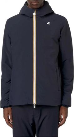 K-Way Jack St Warm Reversible Jacket - Heren - Zomerjassen - Blauw - M - Polyester - Jassen