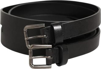 Dolce & Gabbana Dress Belt - unisex - Riemen - Zwart - ONE Size - Leer - Accessoires