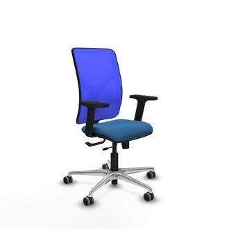 Piqueras y Crespo Silla De Oficina Piqueras Y Crespo Motilla Negro Soporte Lumbar Ajustable