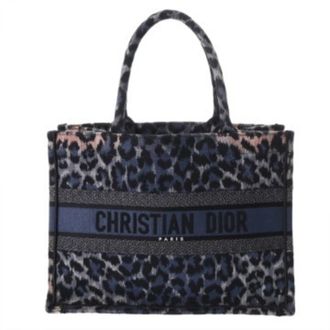 Dior Navy Canvas Tote Bag (Pre-Owned)