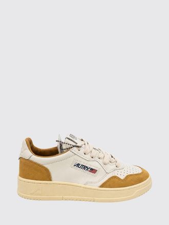 Autry Medalist Low Bicolor Leather Sneakers with Perforated Toe