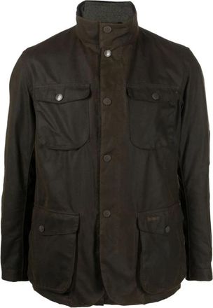 Barbour Ogston Wax Jacket - Heren - Zomerjassen - Groen - XL - Katoen - Jassen