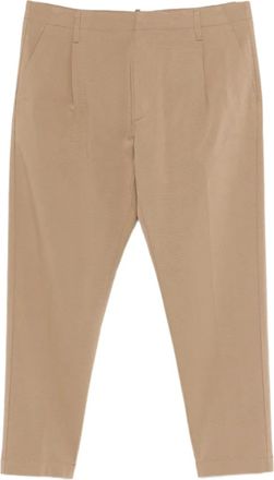 Dondup Ben Cropped Tailored Straight Pants