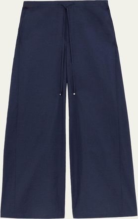 Loewe x Paulas Ibiza Mens Drawstring Cotton-Blend Pants